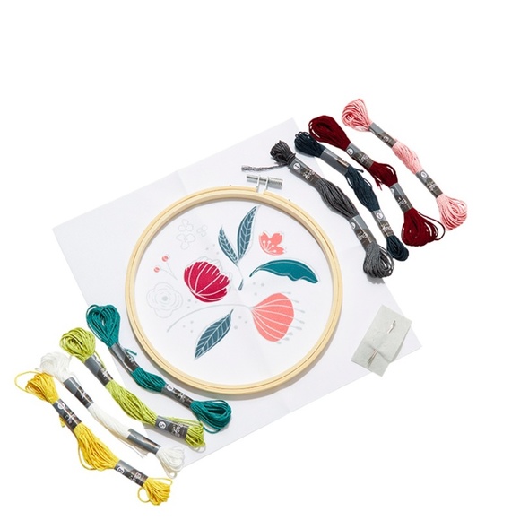 NIB Craft Crush Winter Flower embroidery kit - Picture 5 of 5